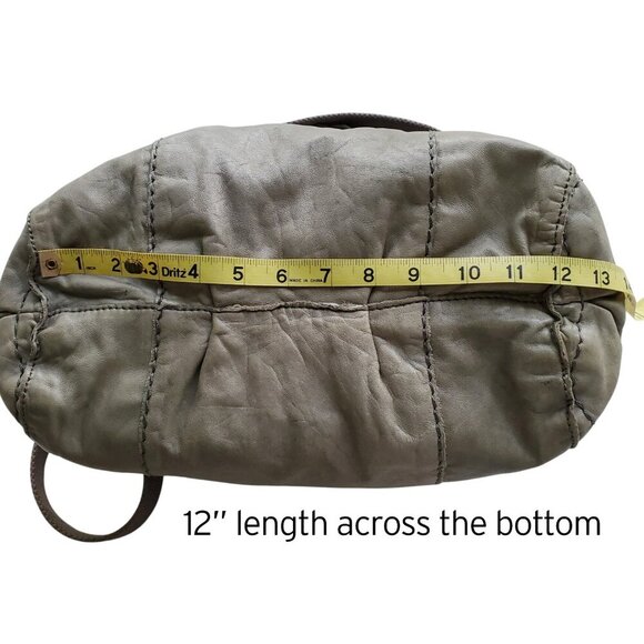 Lucky Brand Buttery Soft Leather Convertible Satchel Large Messenger Bag - Picture 12 of 16